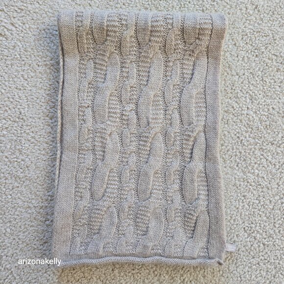 Nordstrom Cashmere Cable Knit Tan Classic - Picture 7 of 8